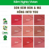  Son kem bùn & má hồng Into You 