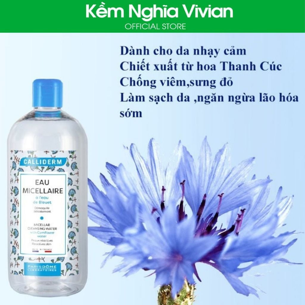  Nước tẩy trang Calliderm 500ml 