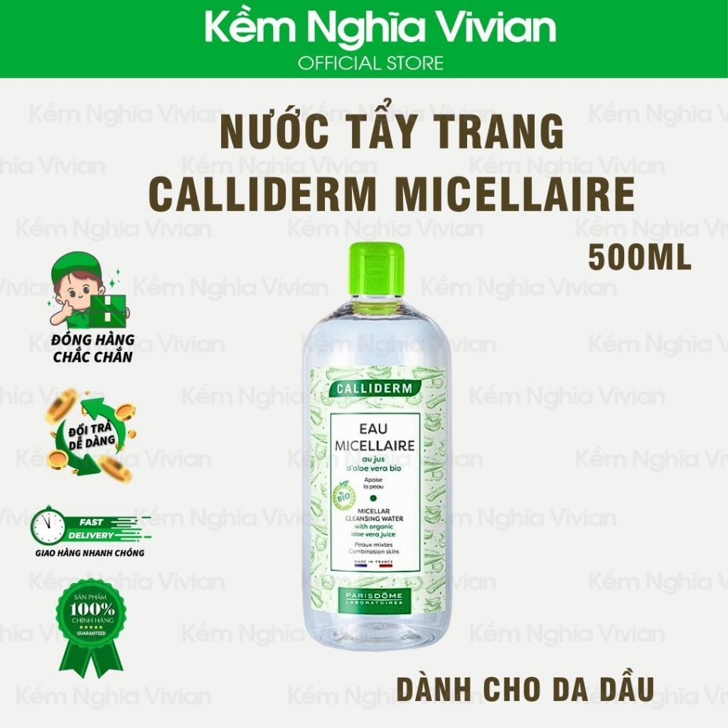  Nước tẩy trang Calliderm 500ml 