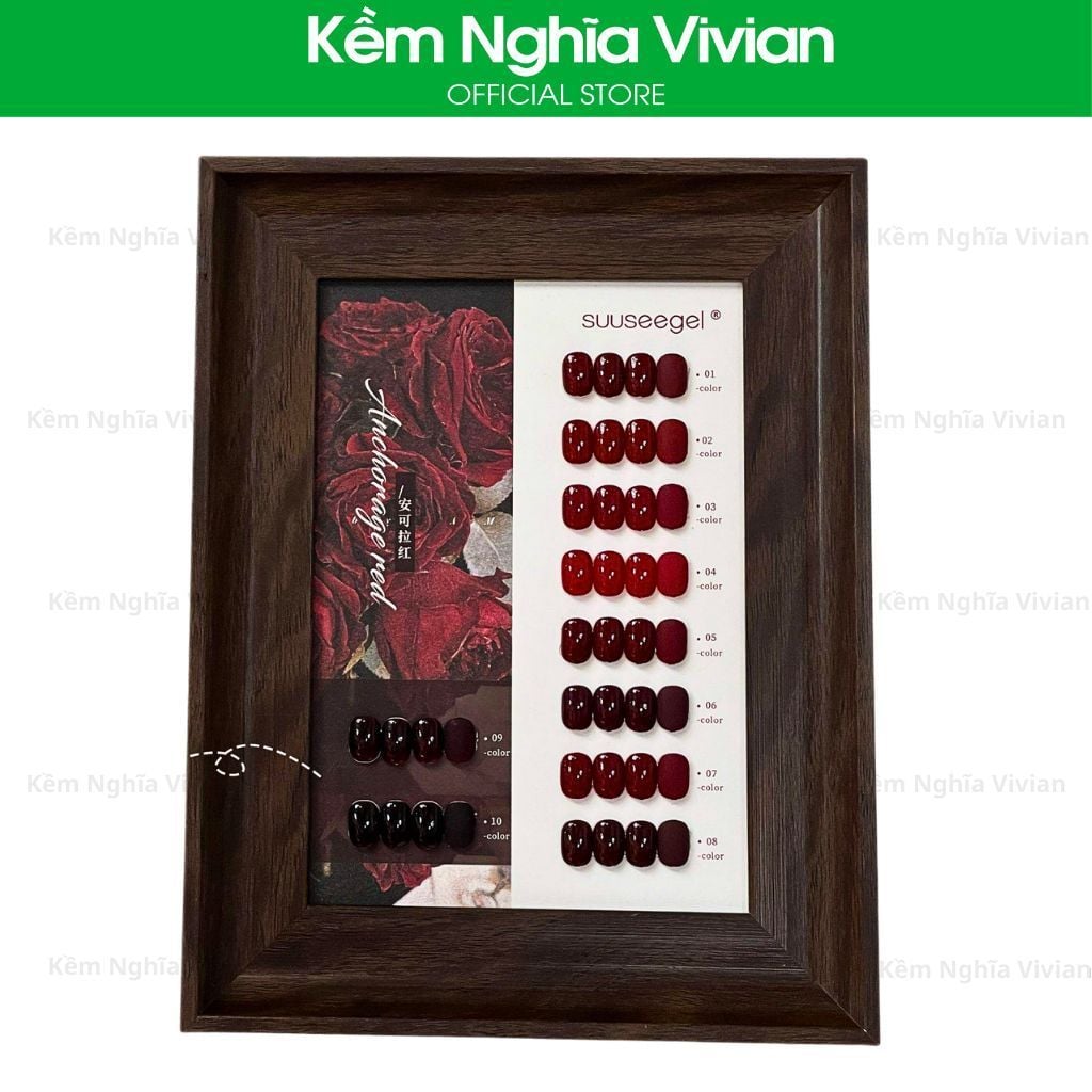  Set Gel Màu Suusee 10 chai 