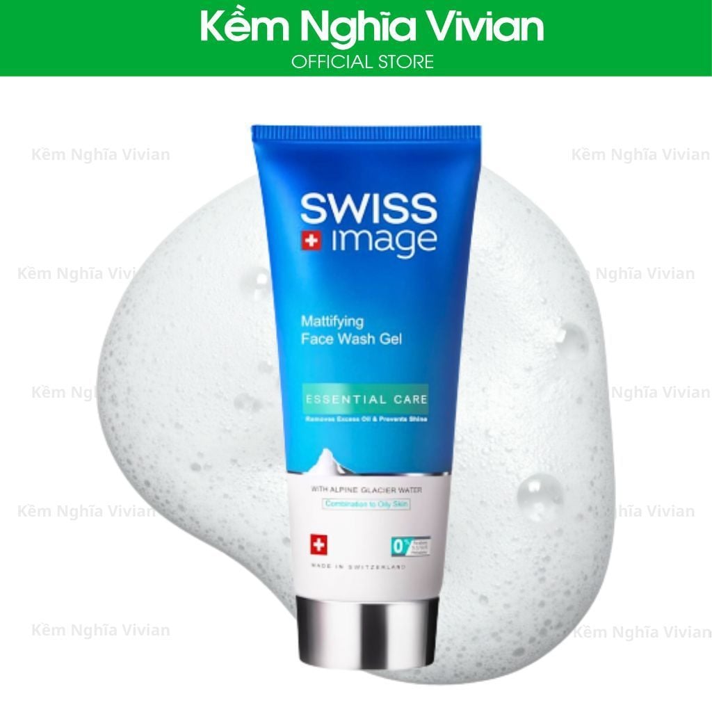  Gel rửa mặt dành cho da hỗn hợp & dầu mụn Swiss Image 200ml 