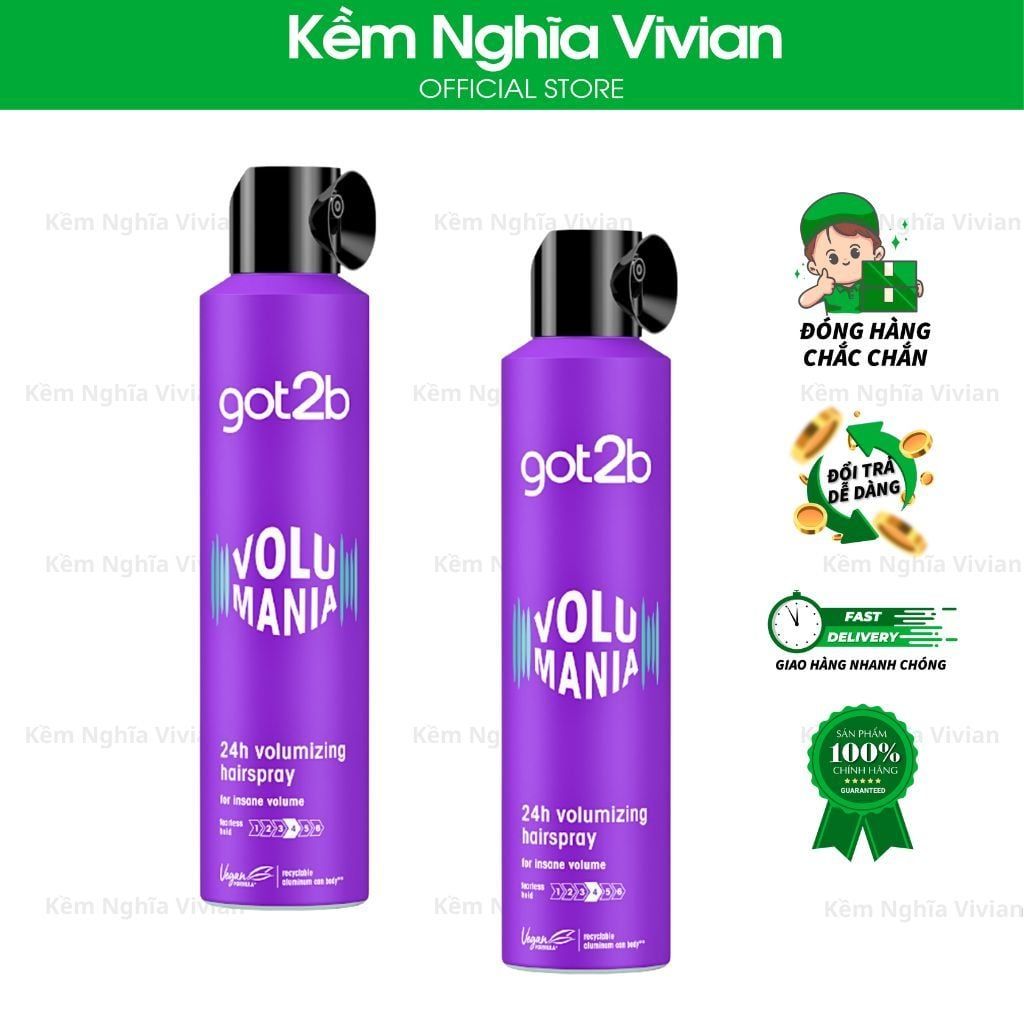  Xịt Phồng Tóc Got2b Volumizing Hairspray 300ml 