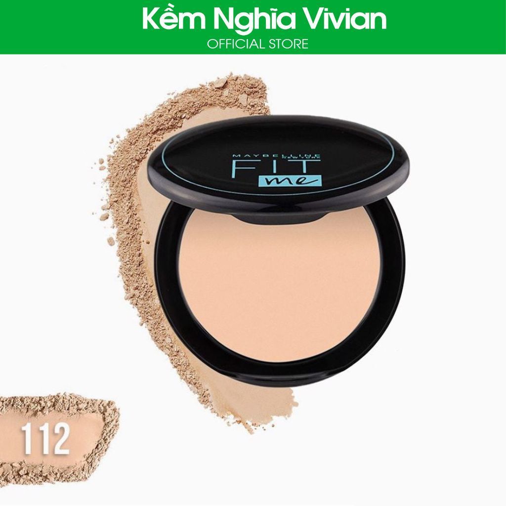  Phấn phủ kiềm dầu Maybelline Fit me 