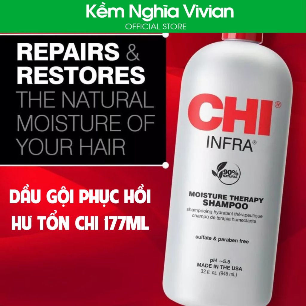  Dầu gội phục hồi tóc hư tổn CHI 177ml (MP9440) 