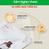  Mặt Nạ Serum x3 Dưỡng Trắng Mờ Thâm Neogen Real Vita C 22% 
