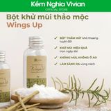  Bột khử mùi toàn thân thiên nhiên Wings Up Cỏ Mềm 