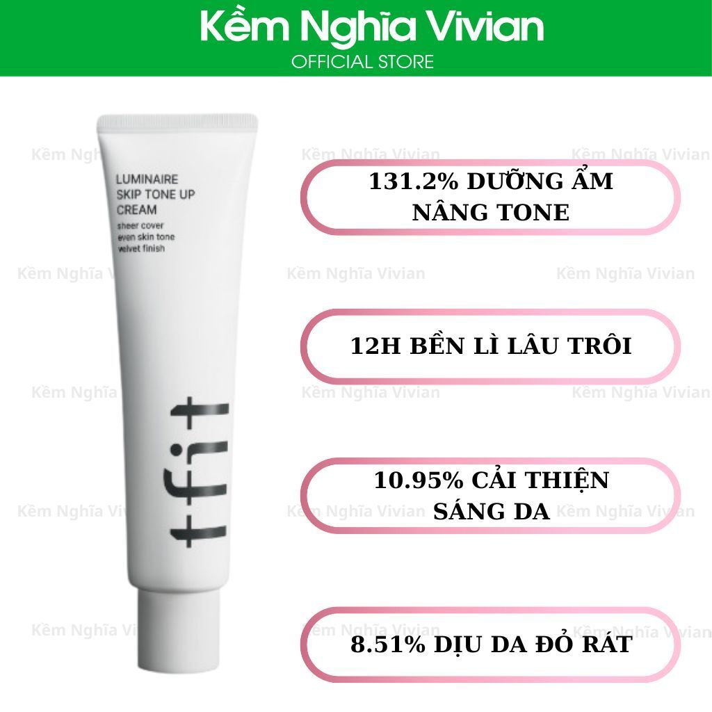  Kem Lười Nâng Tông Tfit Luminaire Skip Tone Up 100g 