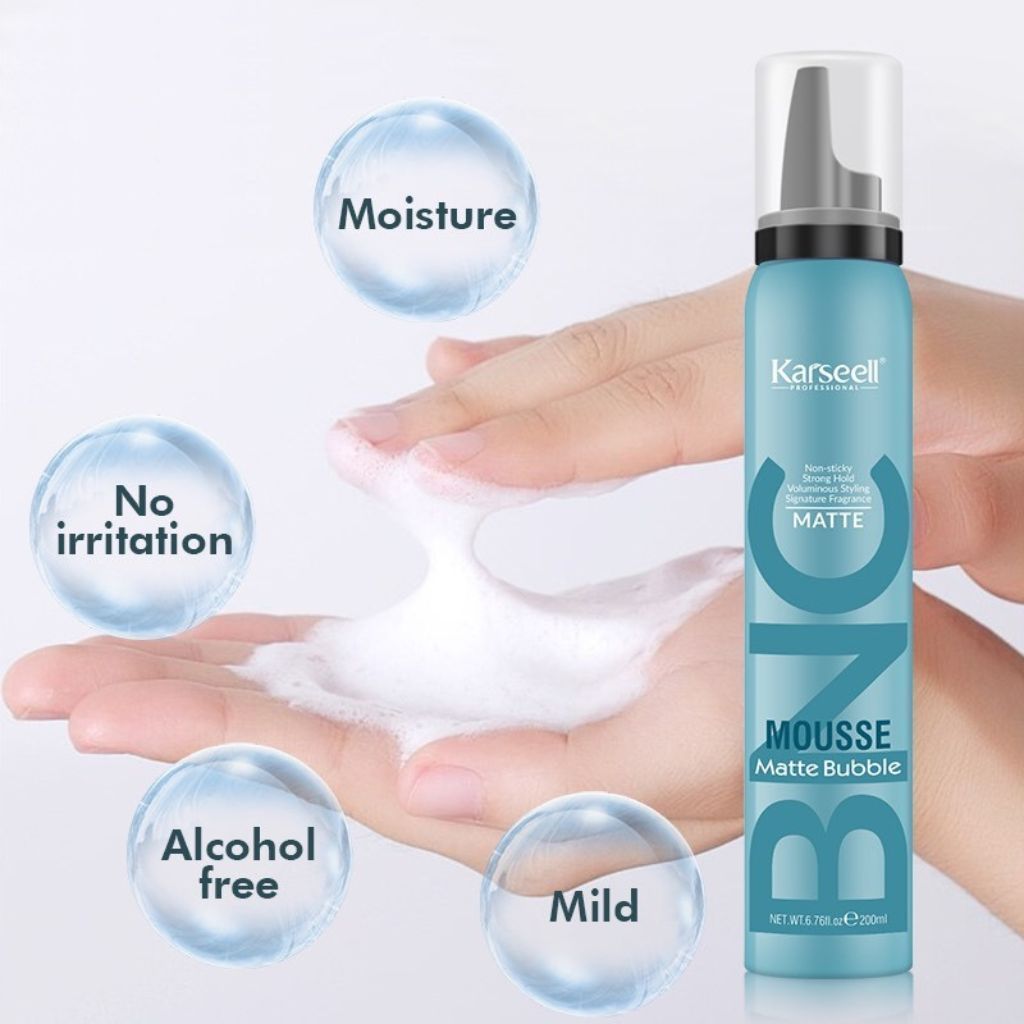  Mousse giữ cứng nếp tóc Karseell BNC 200ml 