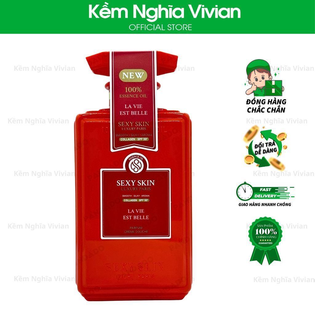  Sữa Tắm Nước Hoa Sexy Skin 600ml 