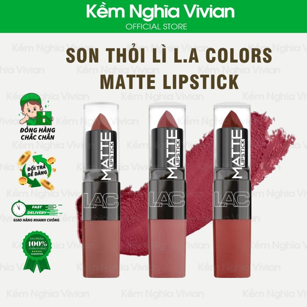  Son thỏi lì L.A Colors Matte Lipstick 