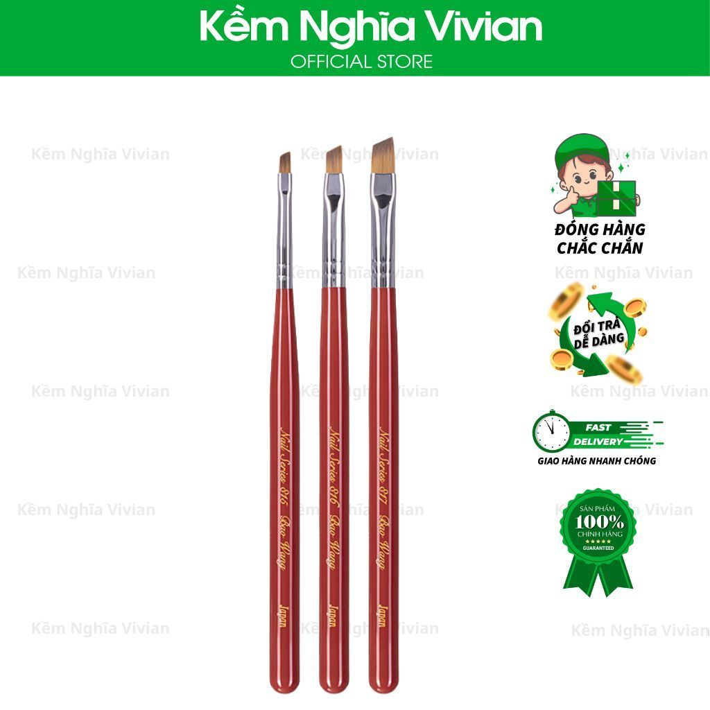  Cọ French Đầu Xéo BW-815, 816, 817 