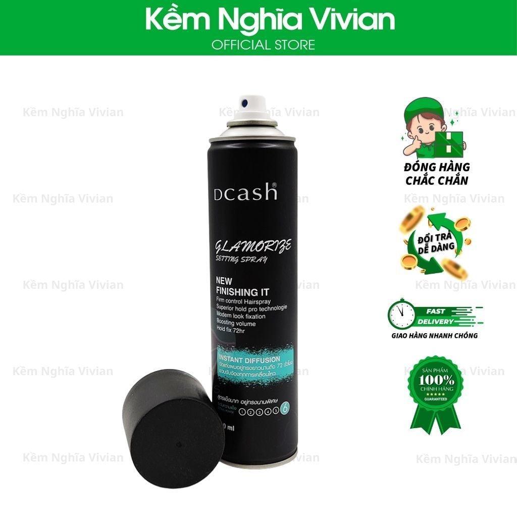  Keo xịt tóc Dcash 400ml 