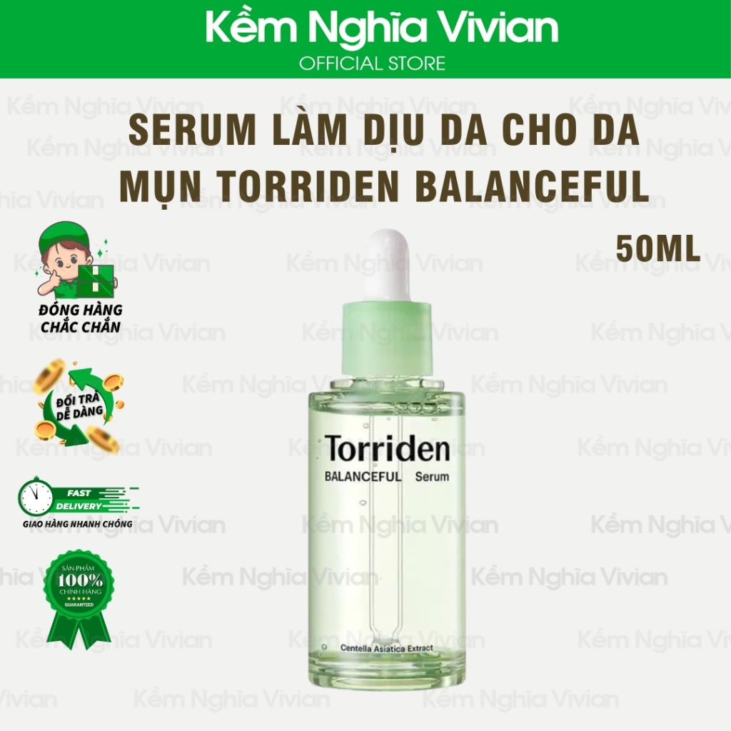  Serum làm dịu da cho da mụn Torriden Balanceful 50ml (MP9652) 