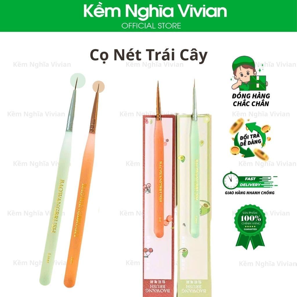  Cọ Nét Trái Cây BW - 06,08 