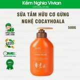  Sữa tắm hữu cơ gừng nghệ cocayhoala 500g 