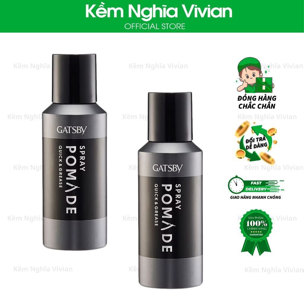 Xịt Tạo Kiểu Tóc Gatsby Pomade 150ml 