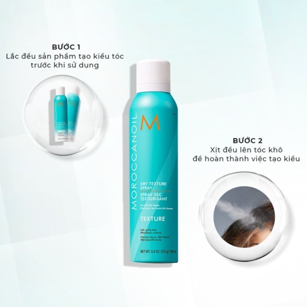  Xịt tạo kết cấu khô Moroccanoil 205ml 