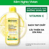  Nước tẩy trang Garnier Vitamin C làm sáng da 400ml 