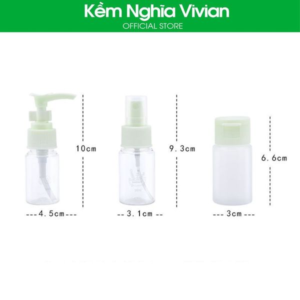  Bộ Chiết Mỹ Phẩm 