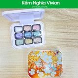  Set gel dặm Ombre và vẽ 9 ô Frescobaldi (nhũ) 
