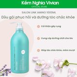  Dầu gội, dầu xả phục hồi và dưỡng tóc chắc khỏe Salon Link Amino 1000ml 