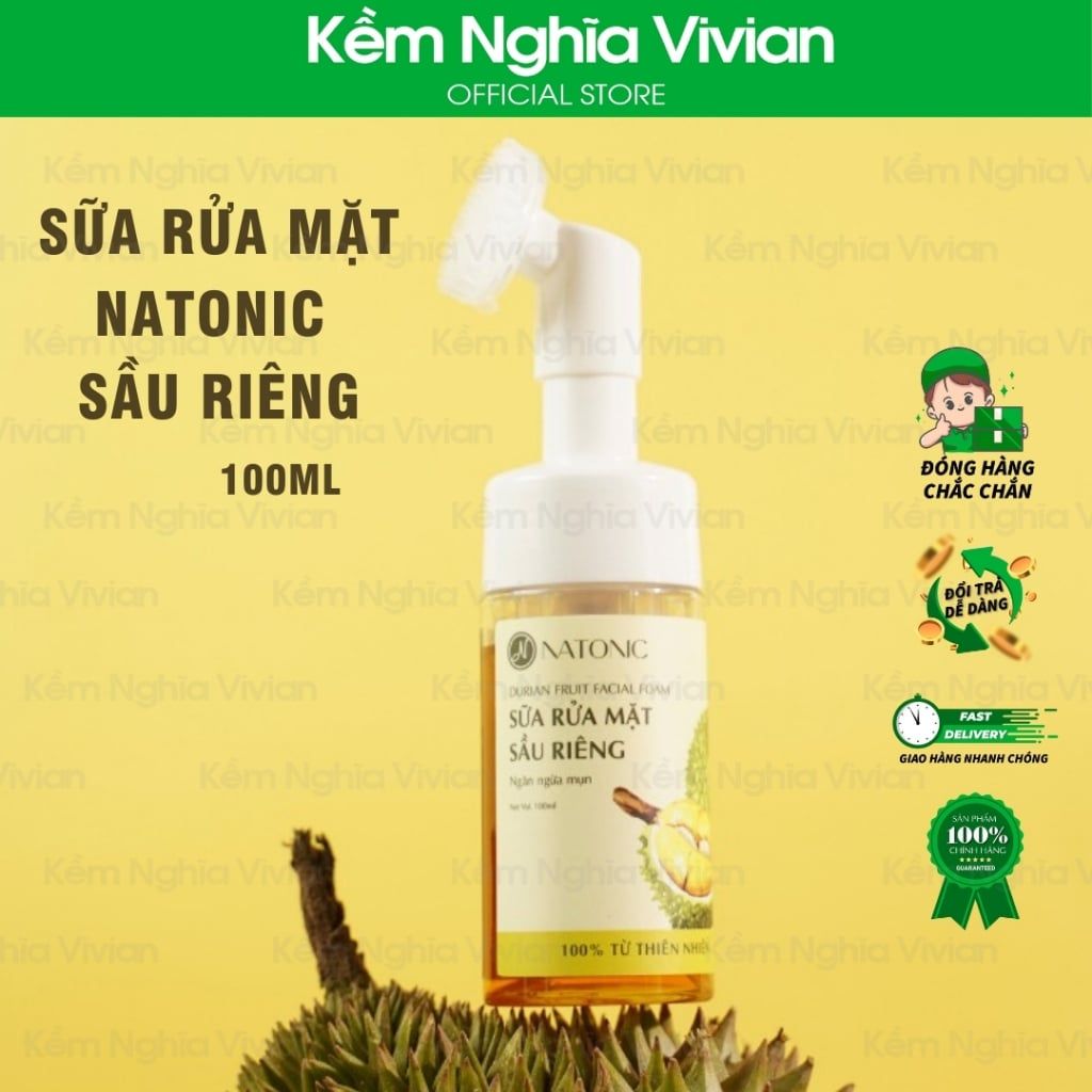 Sữa rửa mặt Sầu riêng Natonic 100ml 