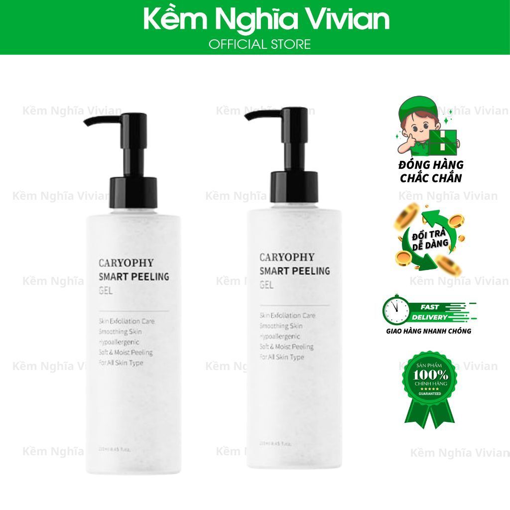  Gel tẩy tế bào chết ngừa mụn Caryophy Smart Peeling 250ml 