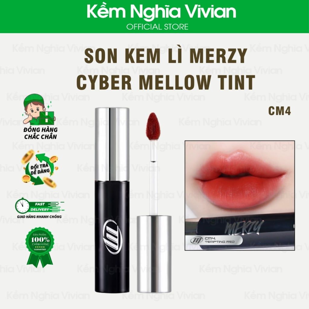  Son Kem Lì Merzy Cyber Mellow Tint (CM1 - CM6) 