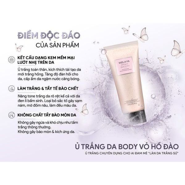  Tẩy Tế Bào Chết Ủ Trắng Da Weilaiya 200ml 