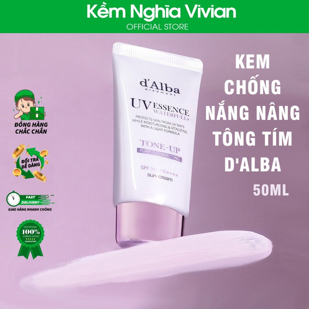  Kem chống nắng nâng tông tím d'Alba 50ml (MP9647) 