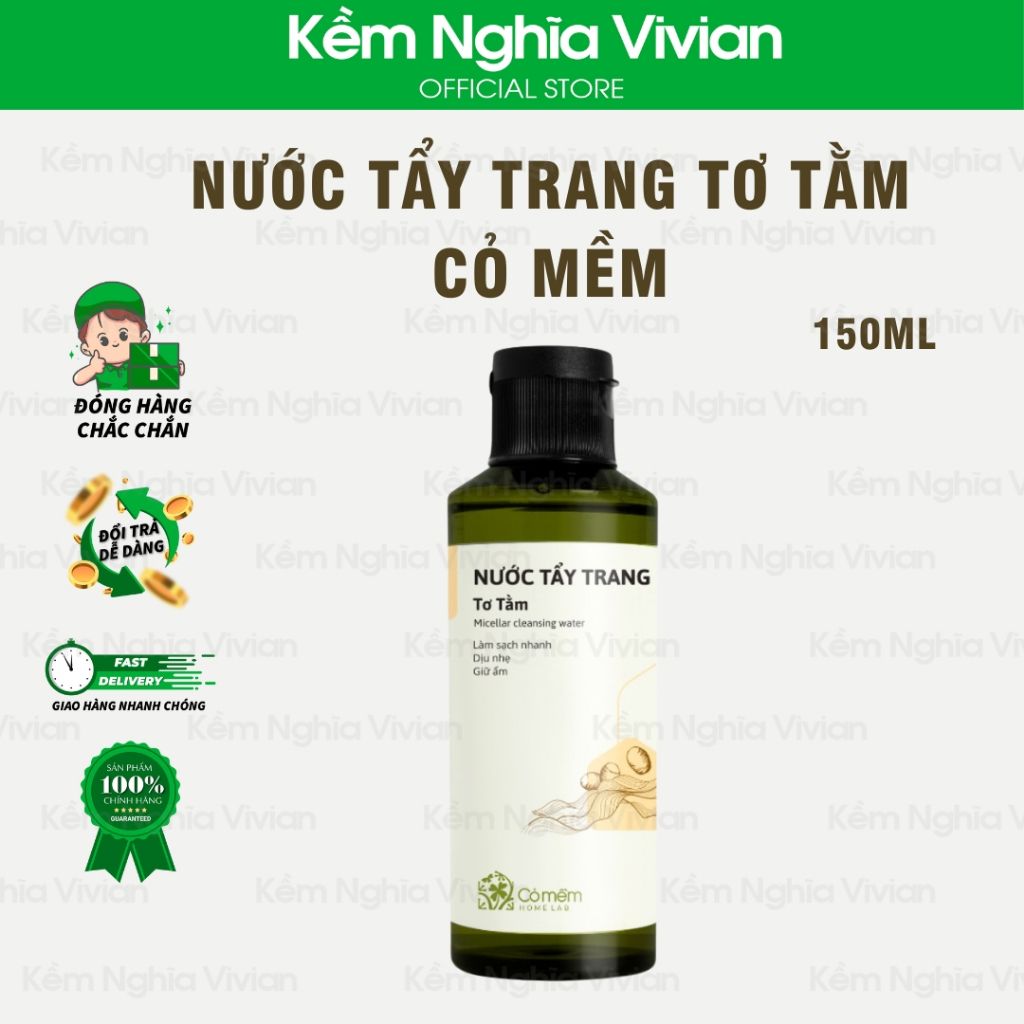  Nước tẩy trang Tơ Tằm Cỏ Mềm 