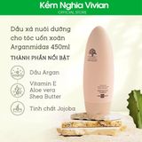  Dầu gội - Dầu xả nuôi dưỡng tóc uốn xoăn Arganmidas Nourishing Curls 450ml 