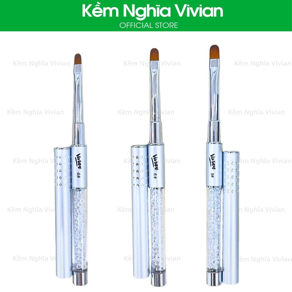  Cọ đắp gel Vivian tròn số (4, 6, 8) 