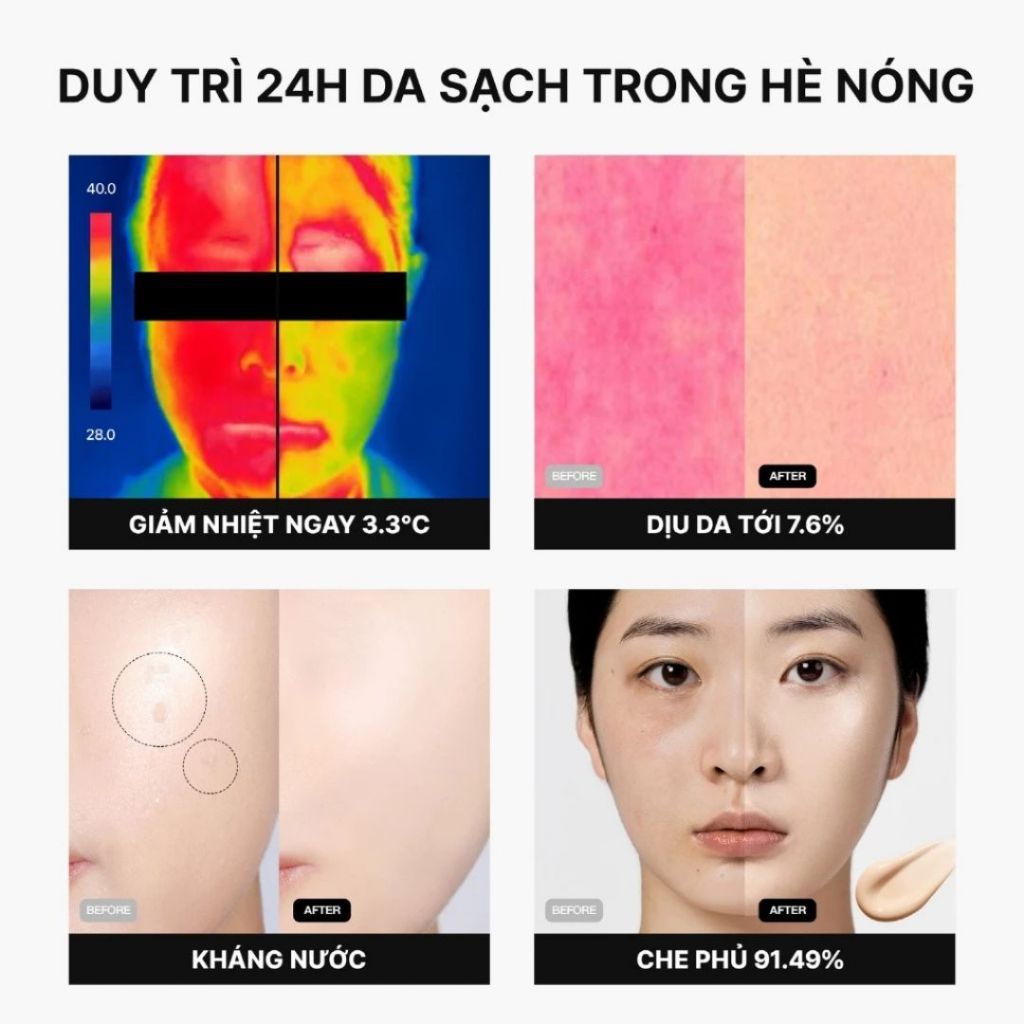  Phấn Nước Bán Lì Mát Lạnh Tfit Icy Fit Cover Cushion EX 