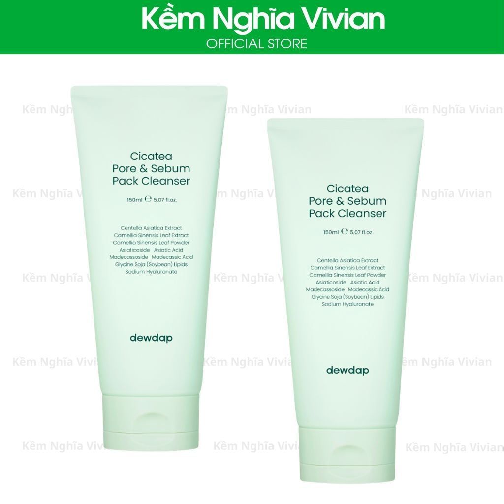  Mặt nạ sữa rửa mặt 2in 1 làm sạch sâu cho da mụn, nhạy cảm Dewdap 150ml 