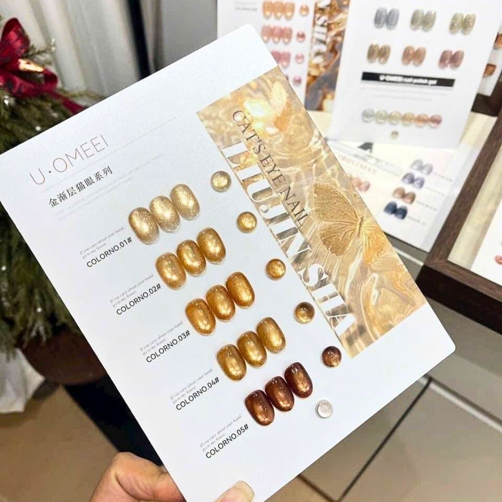  Set Gel Mắt Mèo U OMEEI 5 chai 