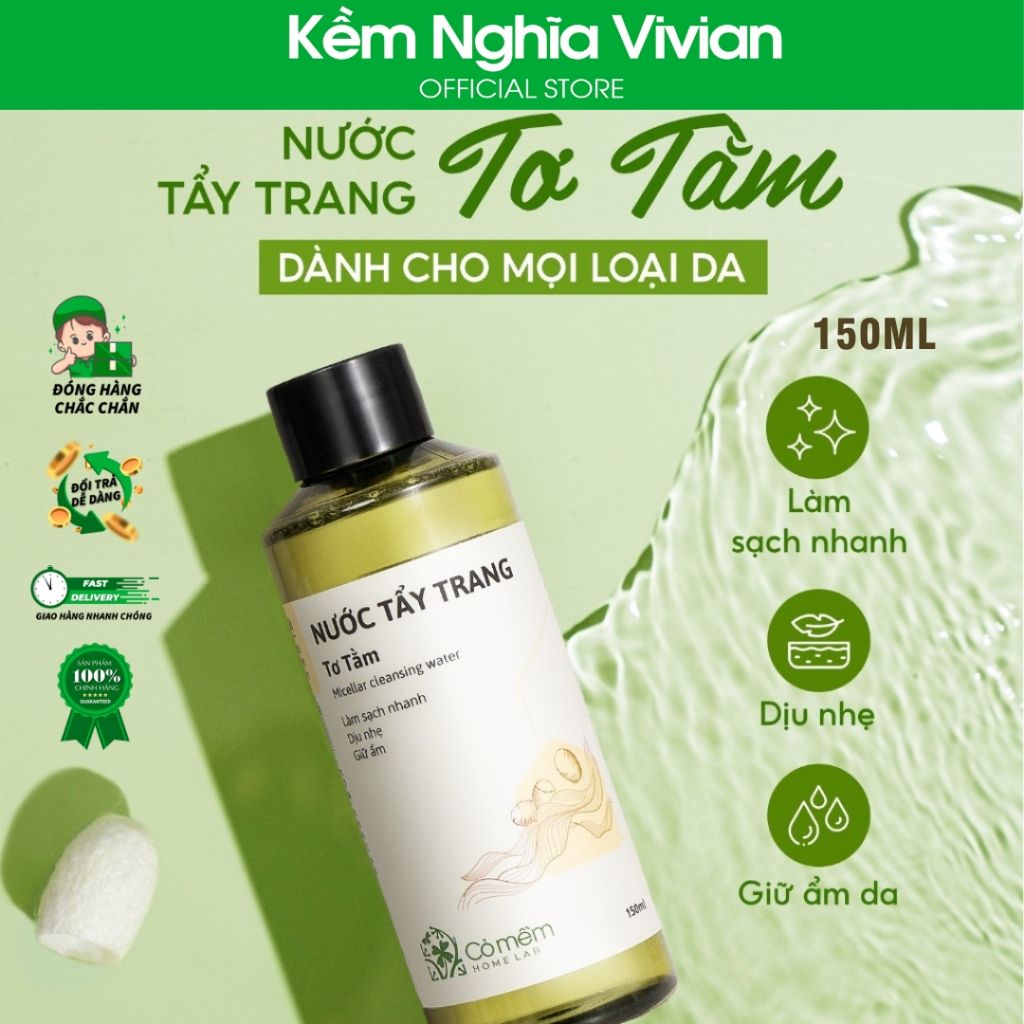 Nước tẩy trang Tơ Tằm Cỏ Mềm 
