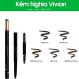  Vacosi 3 in 1 Eyebrow Pencil (chì kẻ mày 3 đầu) 