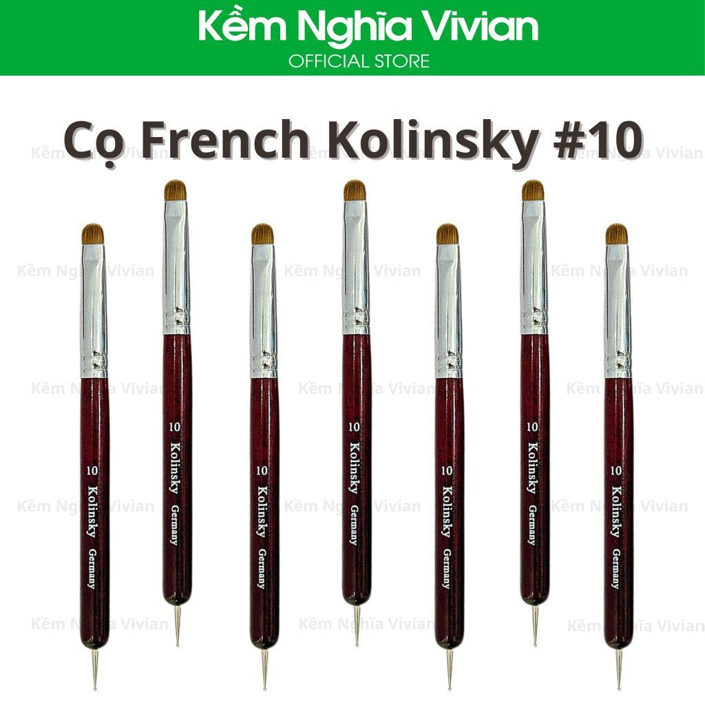  Cọ French Kolinsky - 10, 12, 14 