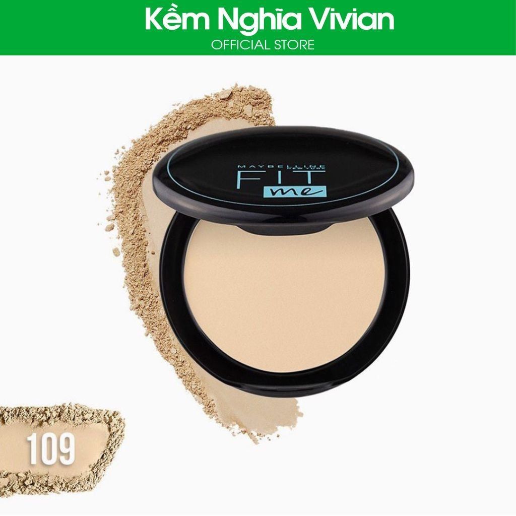  Phấn phủ kiềm dầu Maybelline Fit me 