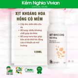  Xịt khoáng Hoa hồng Cỏ Mềm 120ml 