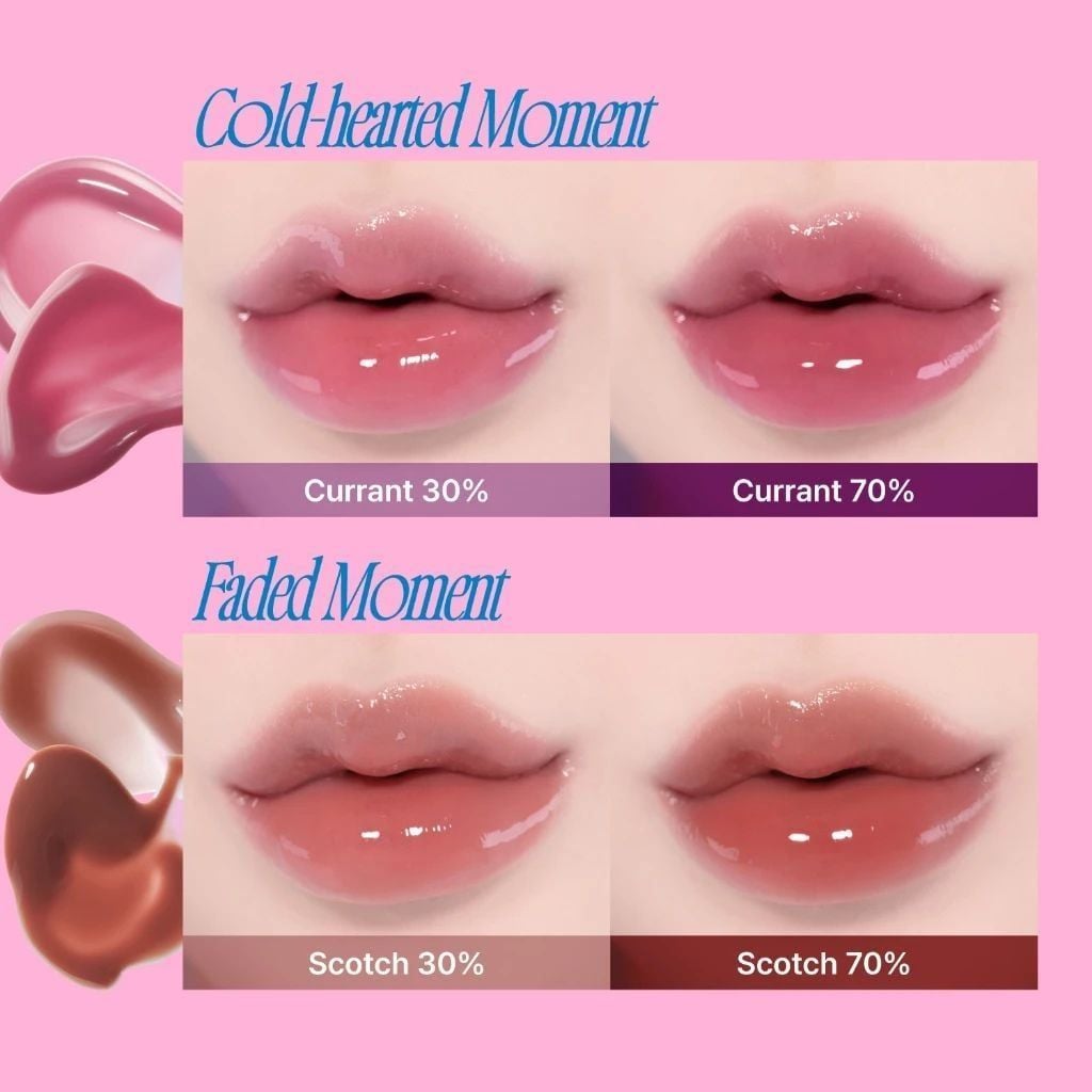  Son tint bóng Fwee 3D Voluming Gloss 5.3g màu Currant 70% 