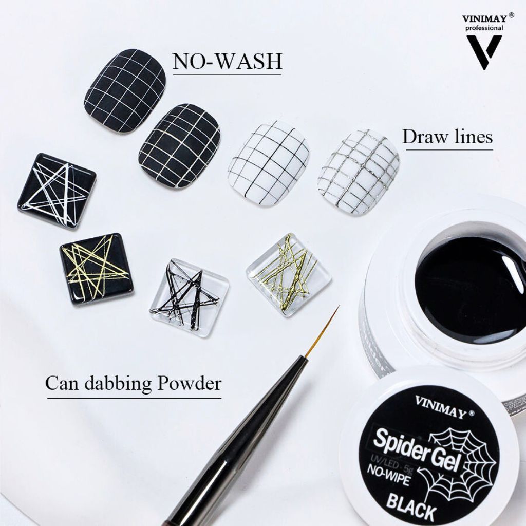  Gel Nhện Vinimay Trắng-Đen 