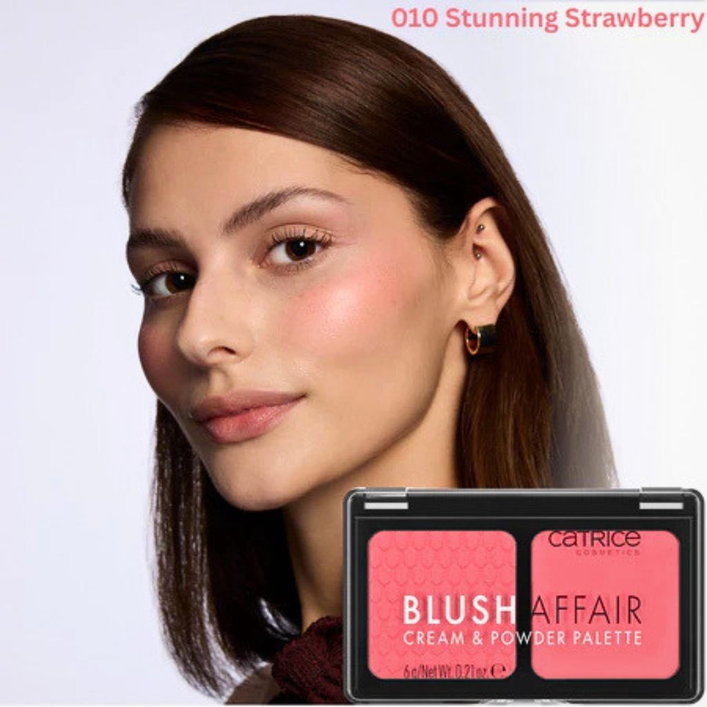 Má hồng 2 ô dạng kem và phấn Catrice Blush Affair 
