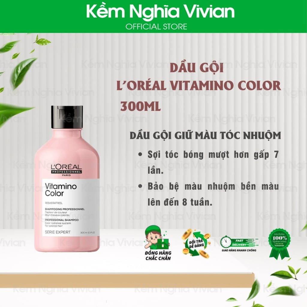  DẦU GỘI DƯỠNG TÓC NHUỘM LOREAL VITAMINO COLOR 1500ML (MP2363) 