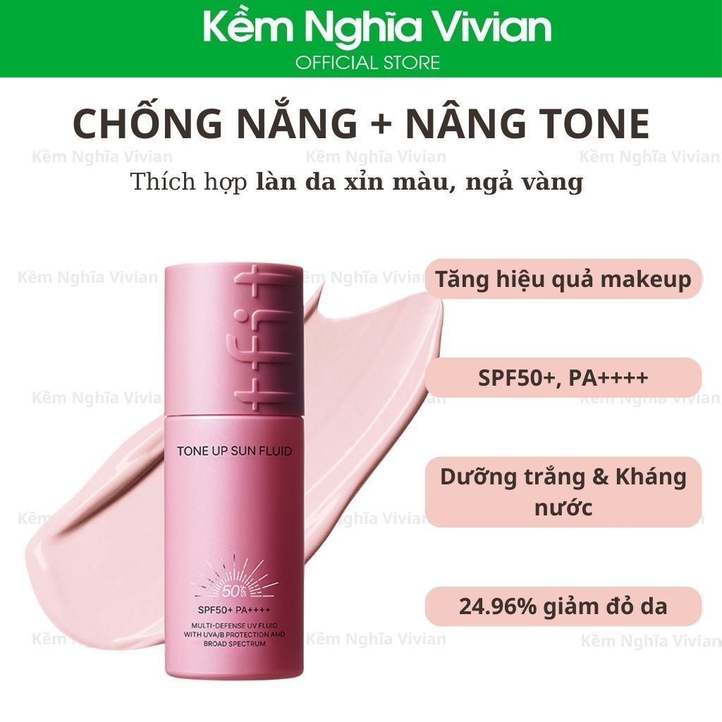  Kem Chống Nắng Nâng Tone, Dưỡng Ẩm Tfit 