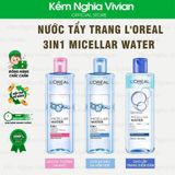  Nước tẩy trang sạch sâu Loreal 3in1 400ml 