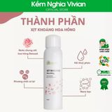  Xịt khoáng Hoa hồng Cỏ Mềm 120ml 