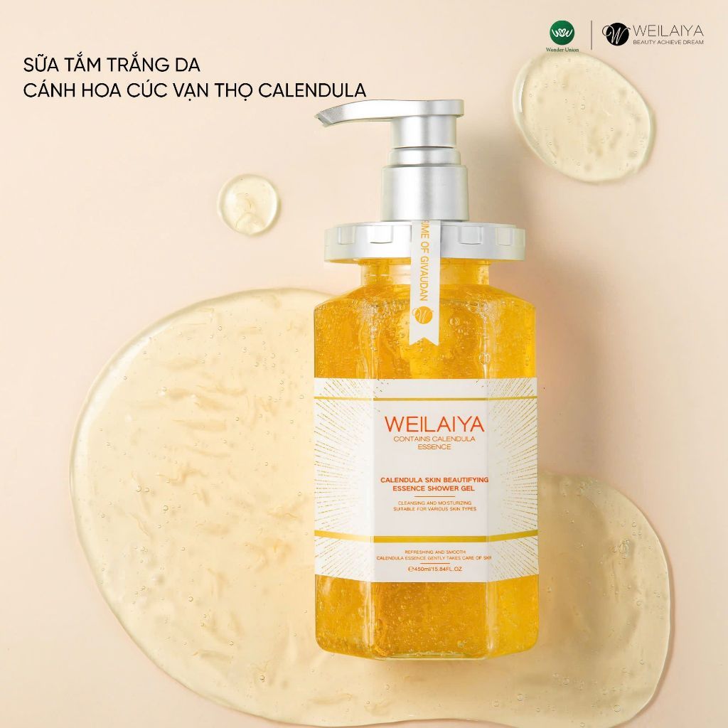  Sữa Tắm Trắng Da Cánh Hoa Cúc Weilaiya 450ml 