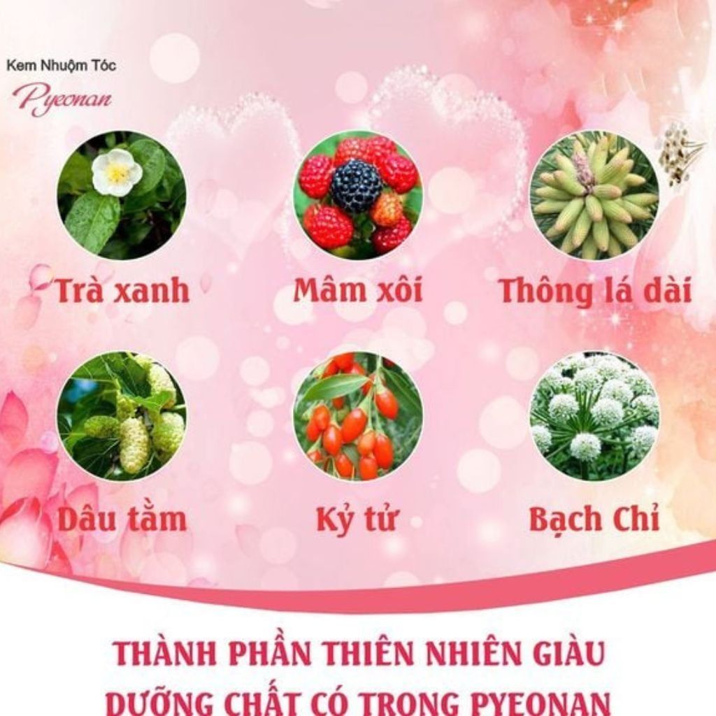  Kem Nhuộm Pyeonan 